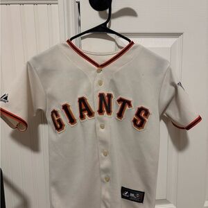 San Francisco Giants 2010 Kids World Series Majestic Lincecum Jersey Size Medium